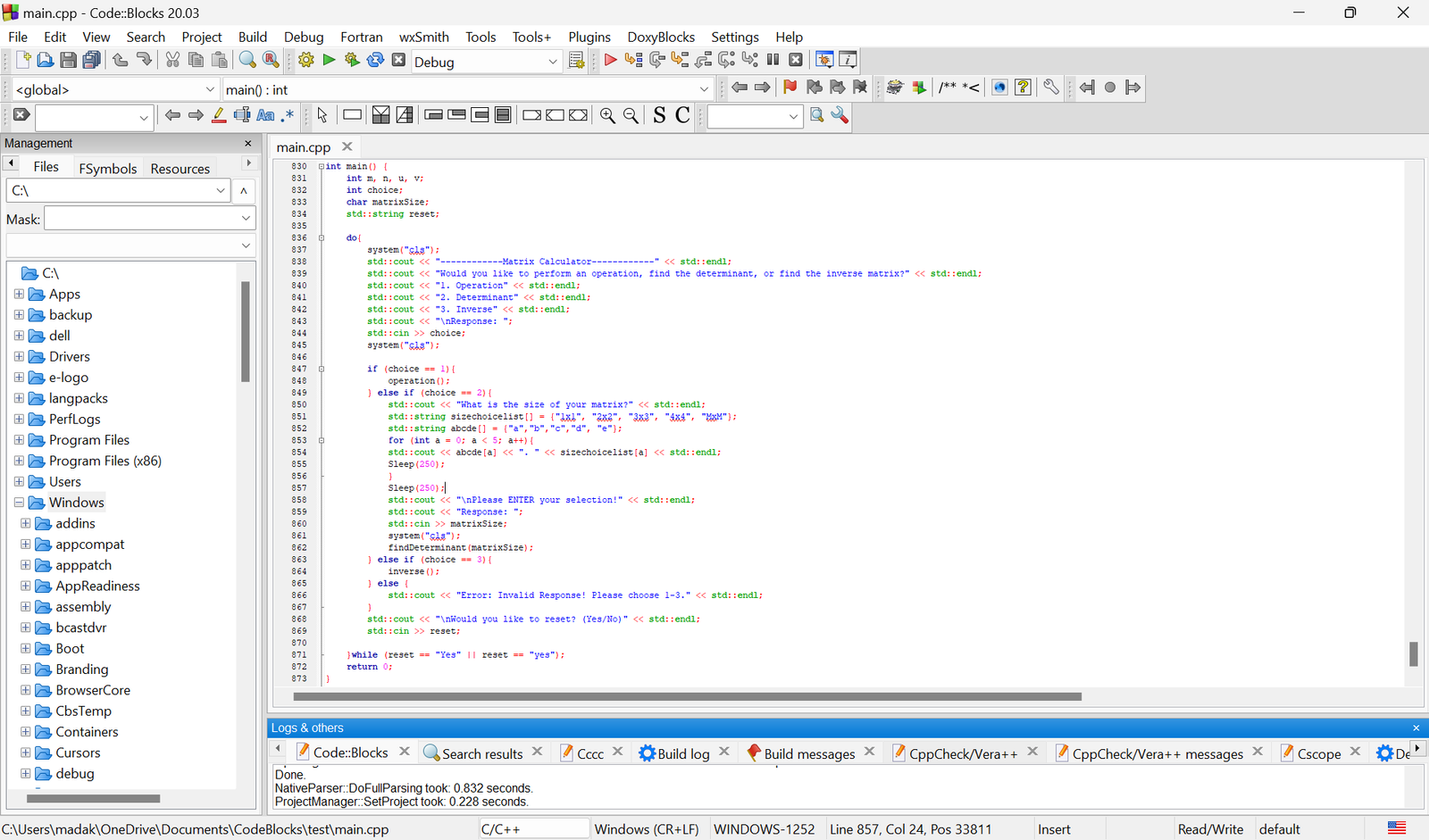 Matrix Computation Console cover