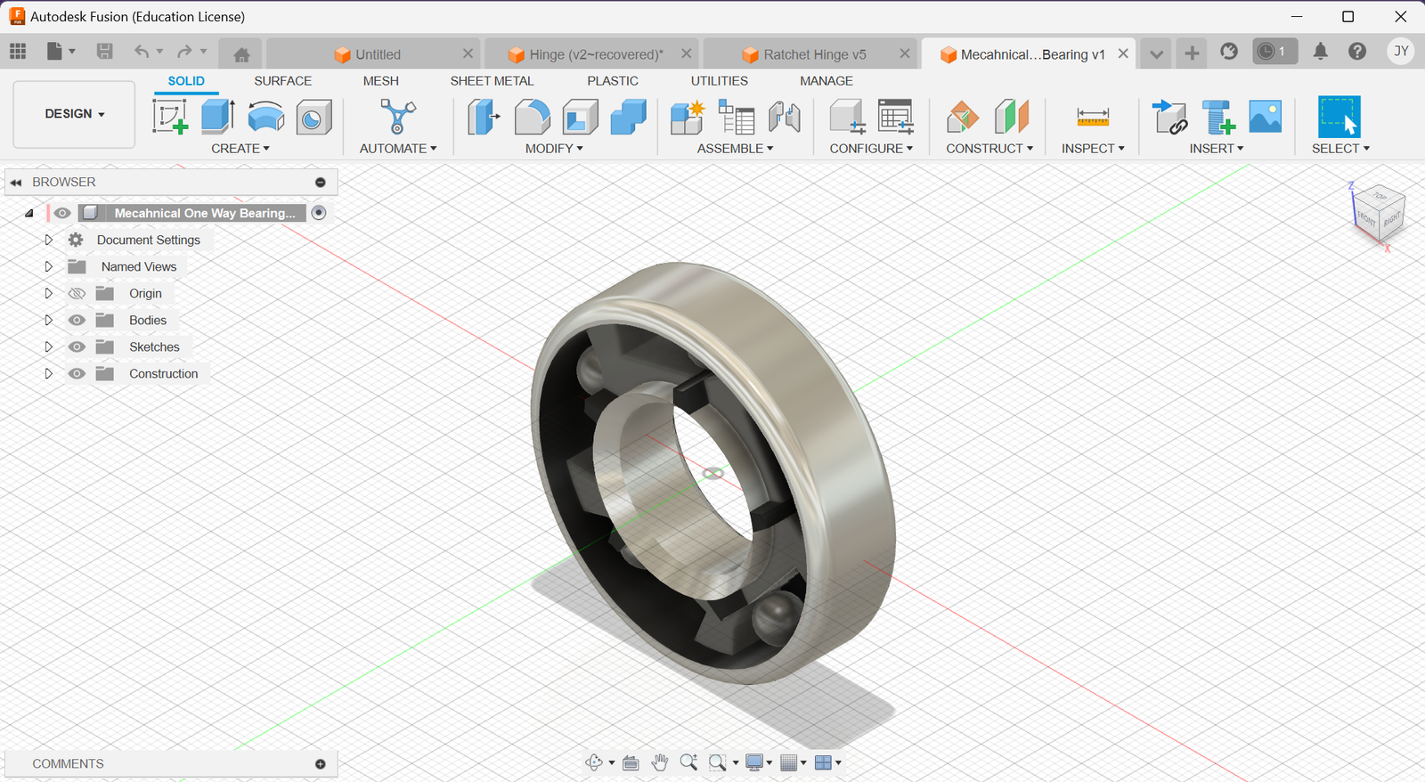 Bearing / axle exploration